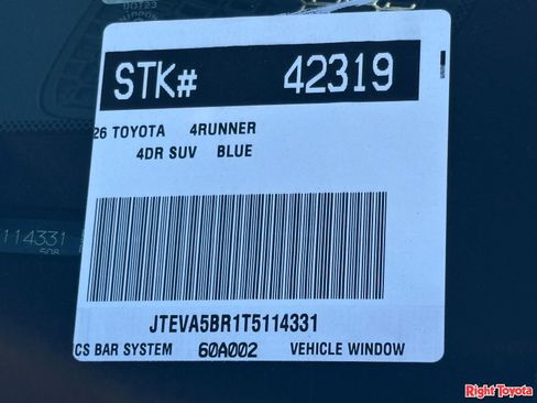 New 2026 Toyota 4Runner TRD Sport AWD/4WD image 28