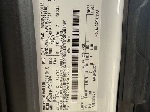 Used 2018 Ford Transit 250 148 Medium Roof w/ Exterior Upgrade Package image 26