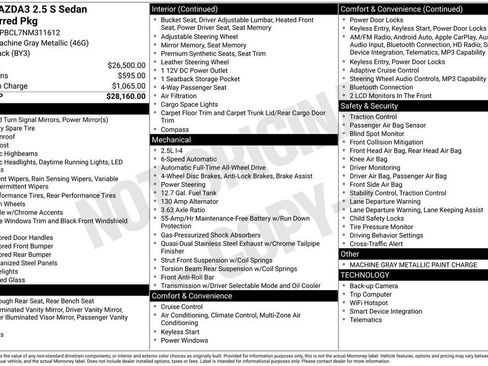 Used 2022 MAZDA MAZDA3 s image 35