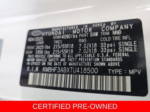 Certified 2026 Hyundai Kona SEL Sport FWD image 35