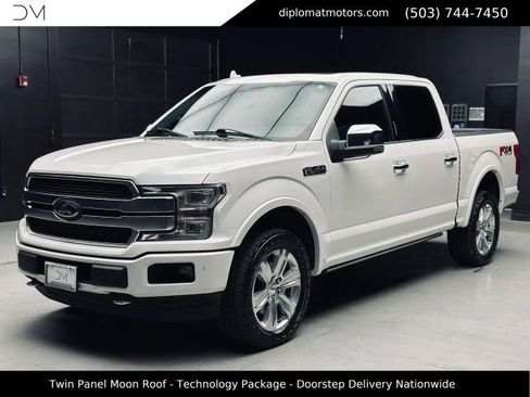 Used 2018 Ford F150 Platinum w/ Technology Package AWD/4WD image 1