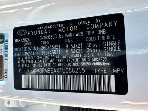 New 2026 Hyundai Palisade Calligraphy AWD/4WD image 31