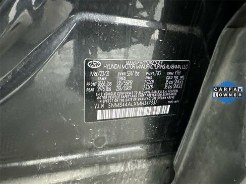 Used 2021 Hyundai Santa Fe Limited w/ Cargo Package image 36