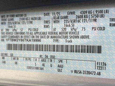 New 2026 Ford Transit 350 Low Roof AWD image 27