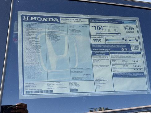 New 2026 Honda Prologue Eco image 35