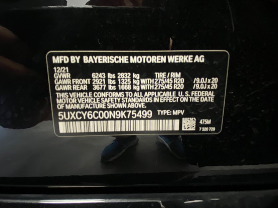 Used 2022 BMW X6 xDrive40i w/ M Sport Package AWD/4WD image 57
