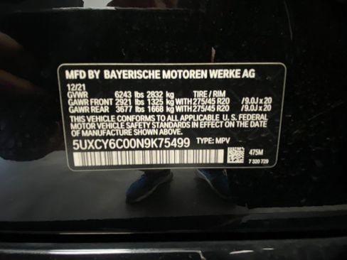 Used 2022 BMW X6 xDrive40i w/ M Sport Package image 57