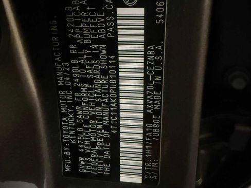 Certified 2023 Toyota Camry LE image 38