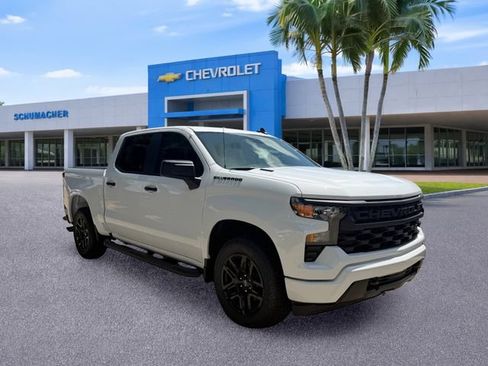 New 2026 Chevrolet Silverado 1500 Custom w/ Turbomax Blackout Package RWD image 1