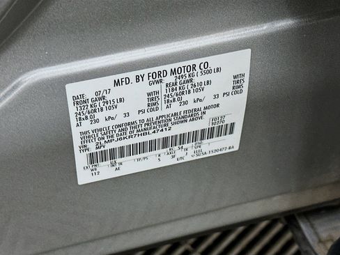 Used 2017 Lincoln MKX Select w/ Select Plus Package FWD image 12
