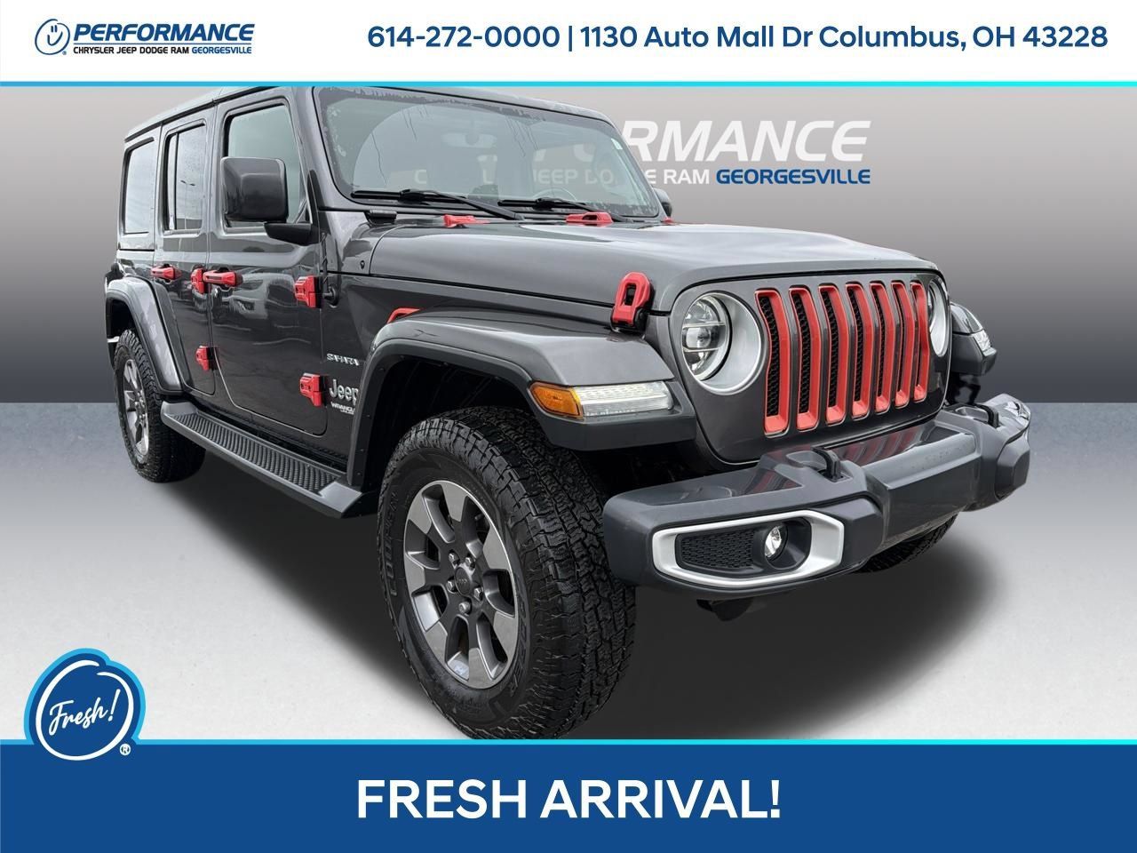 Used 2020 Jeep Wrangler Unlimited Sahara AWD/4WD image 1