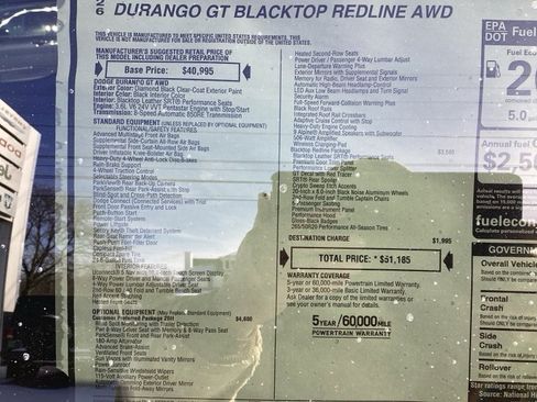 New 2026 Dodge Durango GT image 14
