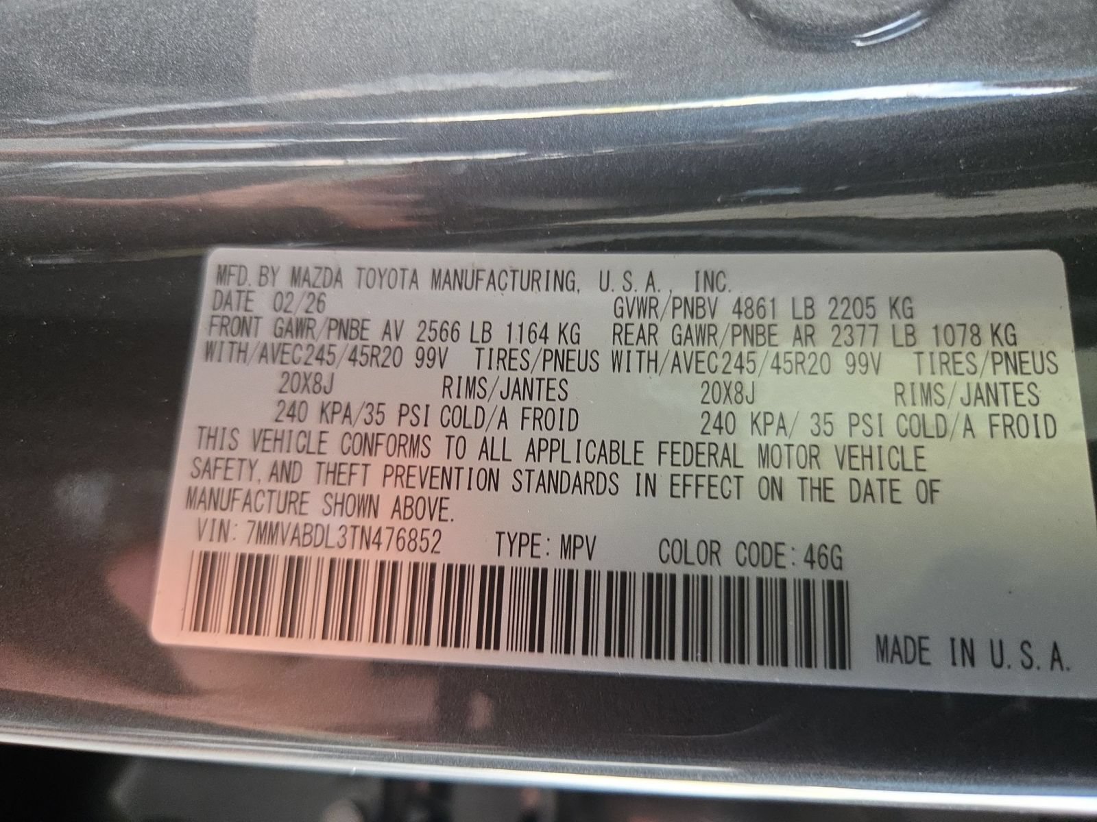 Certified 2026 MAZDA CX-50 AWD 2.5 S w/ Cargo Package image 33