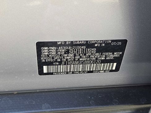 New 2025 Subaru WRX Limited image 10