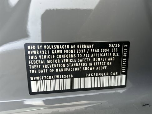 New 2026 Volkswagen GTI SE image 53