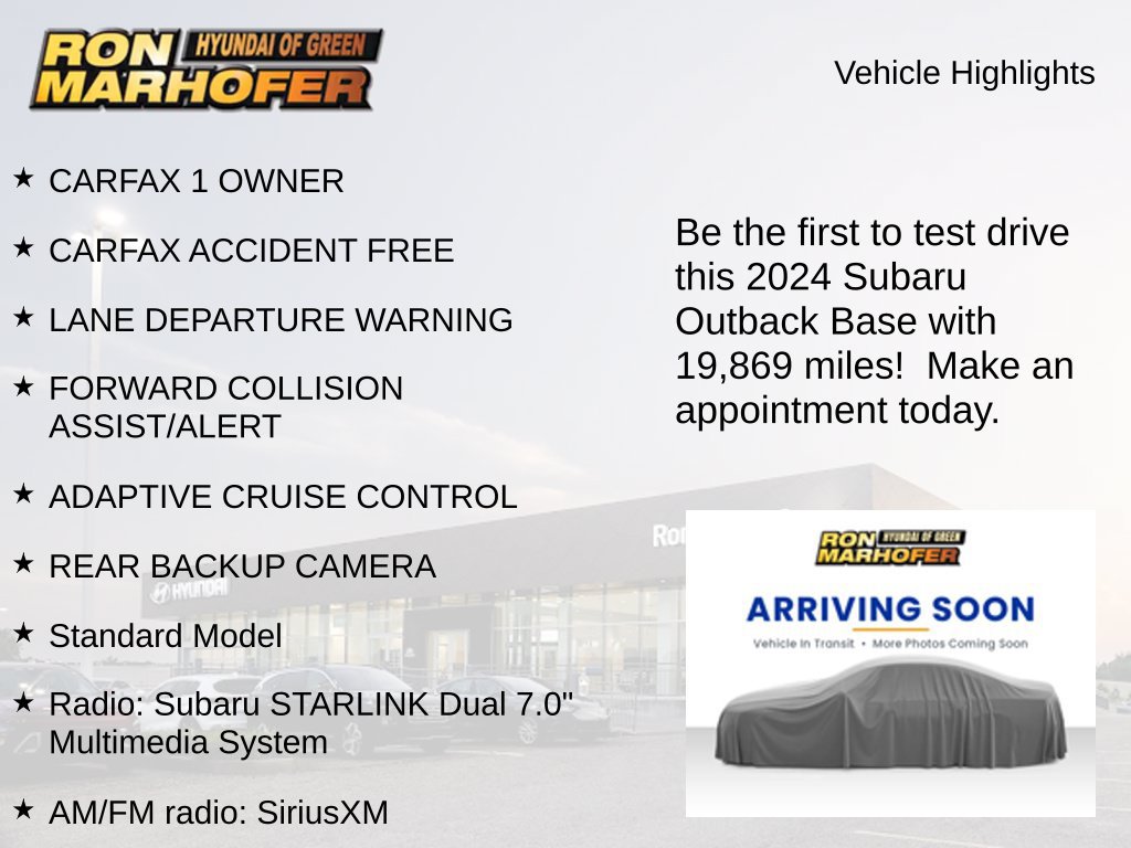 Used 2024 Subaru Outback AWD/4WD image 2