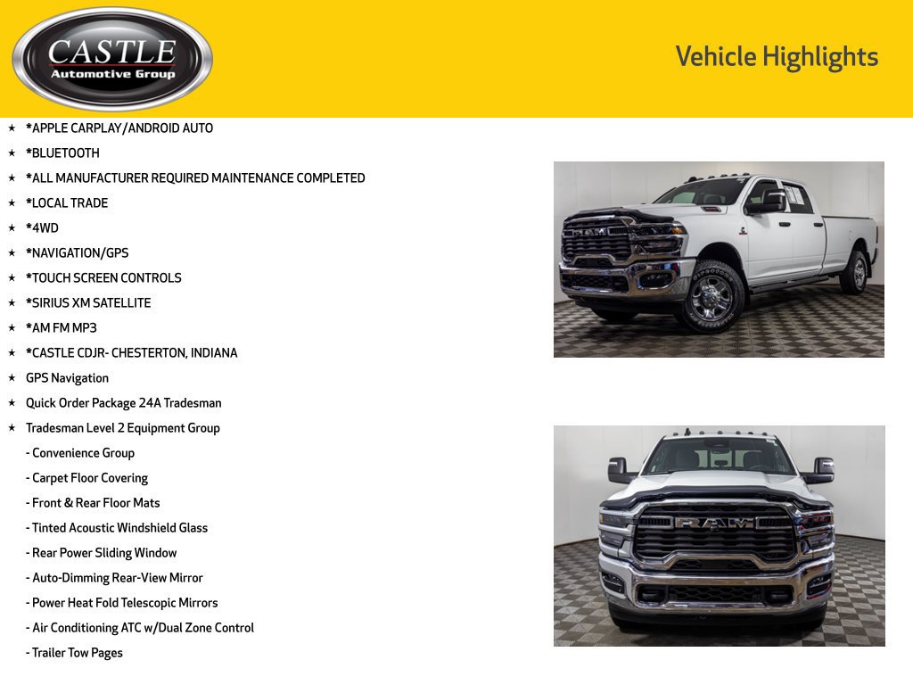 Used 2025 RAM 3500 Tradesman AWD/4WD image 3