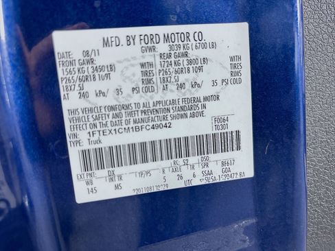 Used 2011 Ford F150 XLT w/ XLT Chrome Pkg RWD image 28