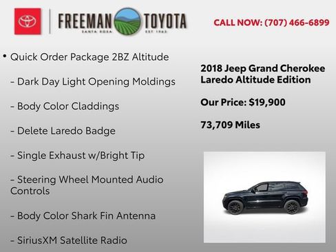Used 2018 Jeep Grand Cherokee Altitude AWD/4WD image 10