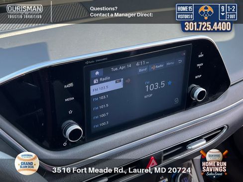 Used 2021 Hyundai Sonata SEL w/ Cargo Package FWD image 11