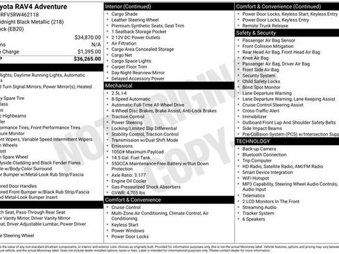 Certified 2024 Toyota RAV4 Adventure AWD/4WD image 32