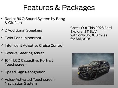 Used 2023 Ford Explorer ST w/ Equipment Group 401A AWD/4WD image 8