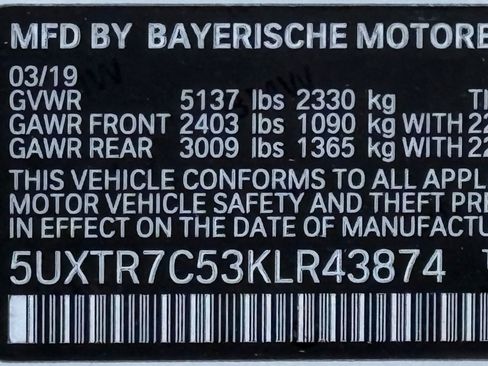 Used 2019 BMW X3 sDrive30i w/ Convenience Package image 51