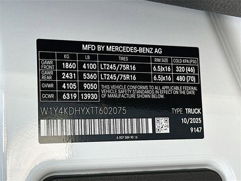 New 2026 Mercedes-Benz Sprinter 2500 image 29
