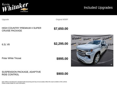 Certified 2026 Chevrolet Silverado 1500 High Country AWD/4WD image 36
