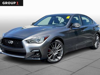 Used 2023 INFINITI Q50 Red Sport 400 w/ Carbon Fiber Package