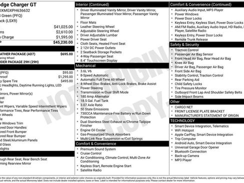 Used 2023 Dodge Charger GT w/ Cold Weather Package image 2