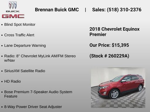 Certified 2018 Chevrolet Equinox Premier AWD/4WD image 12