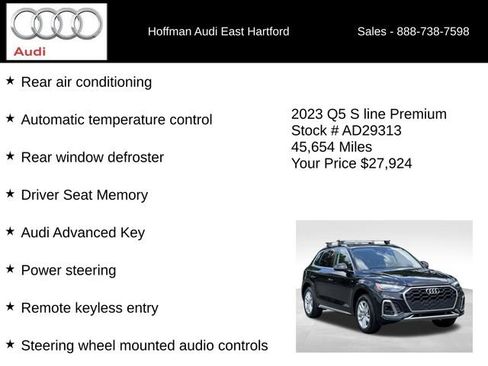 Used 2023 Audi Q5 2.0T Premium w/ Convenience Package AWD/4WD image 18