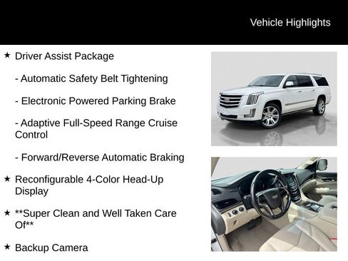 Used 2018 Cadillac Escalade ESV Premium Luxury AWD/4WD image 21