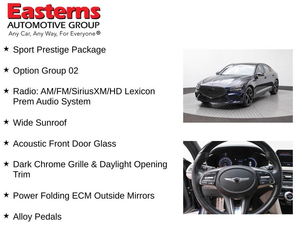 Used 2023 Genesis G70 2.0T w/ Sport Prestige Package AWD/4WD image 11