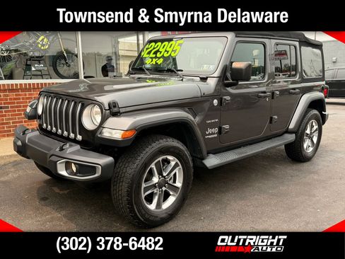 Used 2018 Jeep Wrangler Unlimited Sahara AWD/4WD image 1