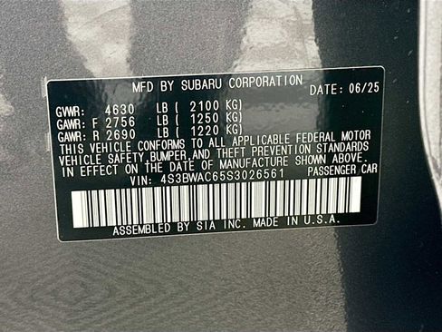 Certified 2025 Subaru Legacy Premium w/ Popular Package #1A image 29