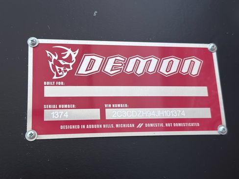 Used 2018 Dodge Challenger SRT Demon w/ Leather Front Seat Group RWD image 22