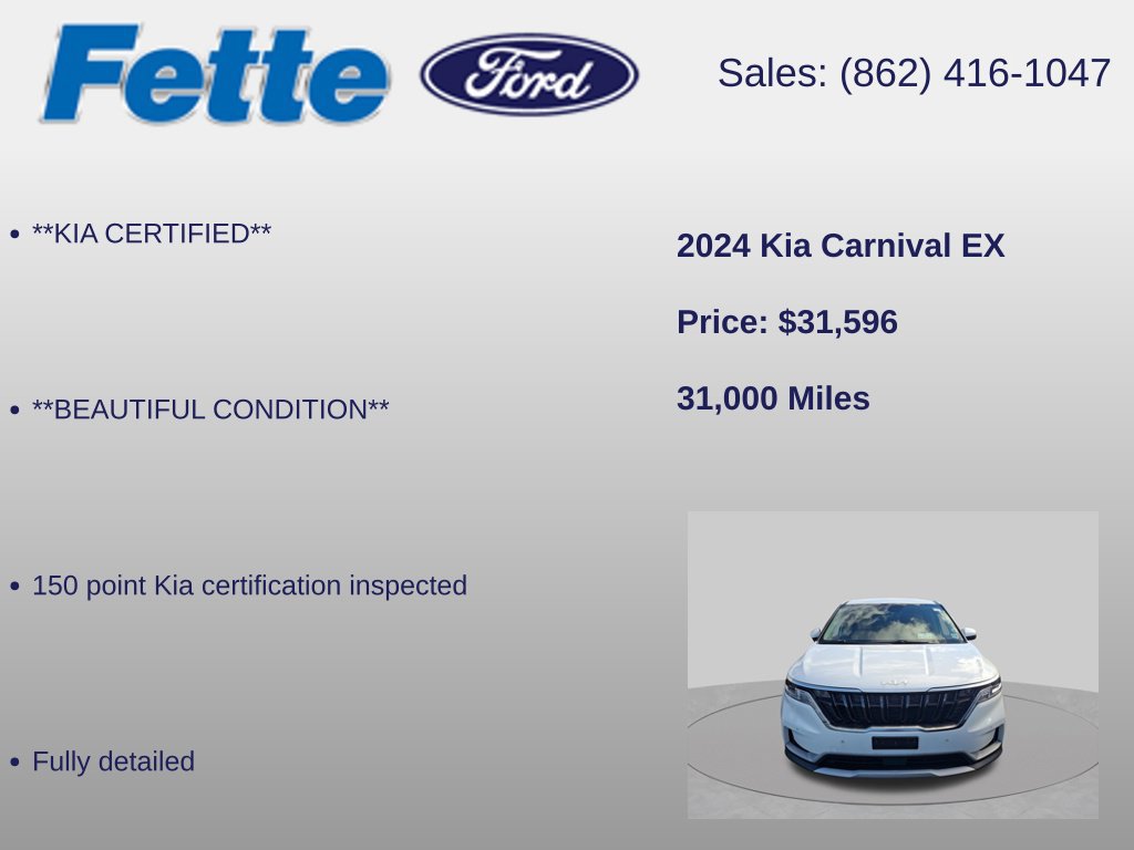 Used 2024 Kia Carnival EX FWD image 5