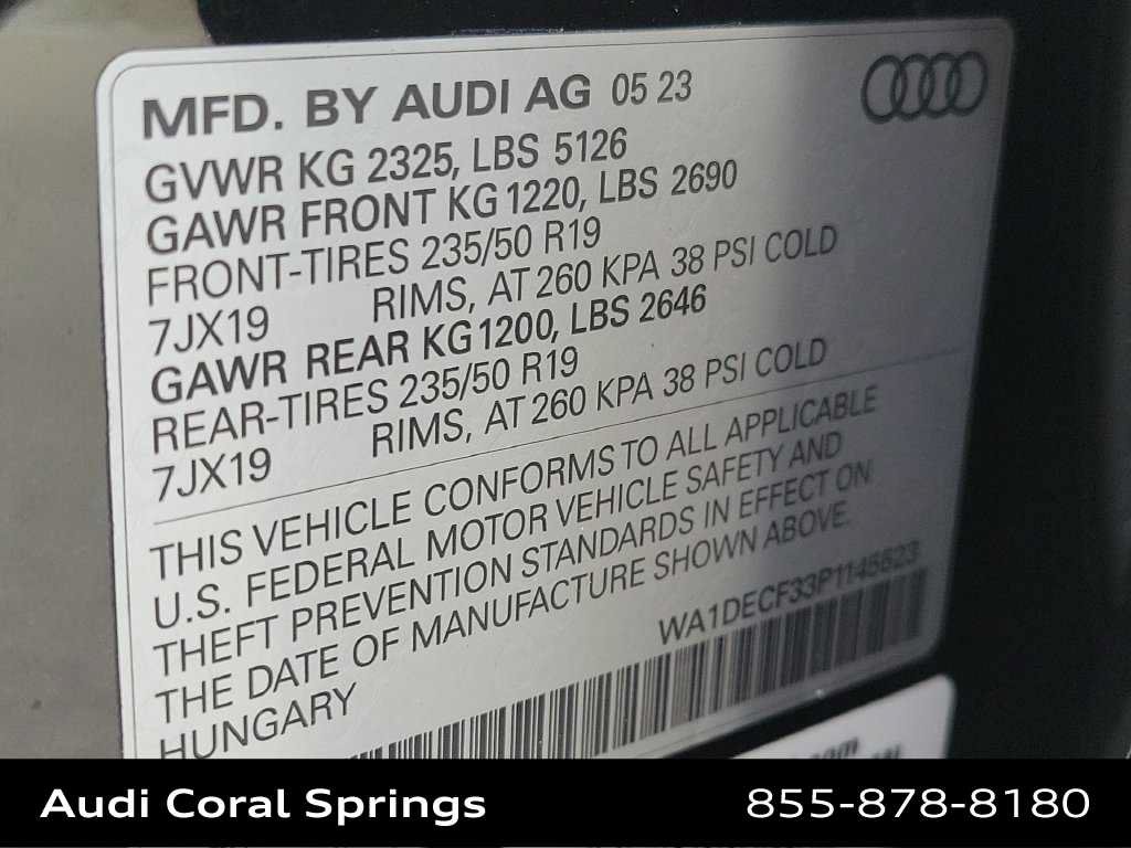 Certified 2023 Audi Q3 2.0T Premium w/ Convenience Package AWD/4WD image 29