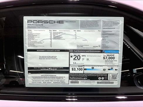 New 2026 Porsche 911 Carrera 4S image 30