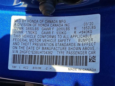 Used 2020 Honda Civic Si image 25