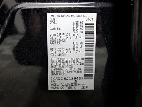 Used 2024 Nissan Murano Platinum FWD image 29