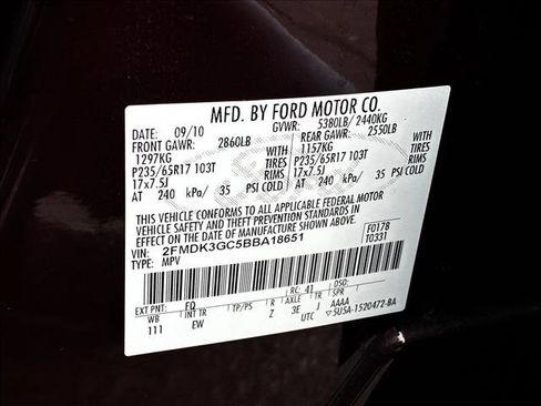 Used 2011 Ford Edge SE w/ 101A Rapid Spec Order Code image 15