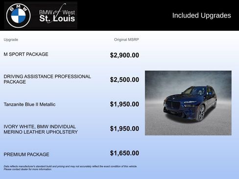 New 2026 BMW X7 xDrive40i w/ M Sport Package image 17