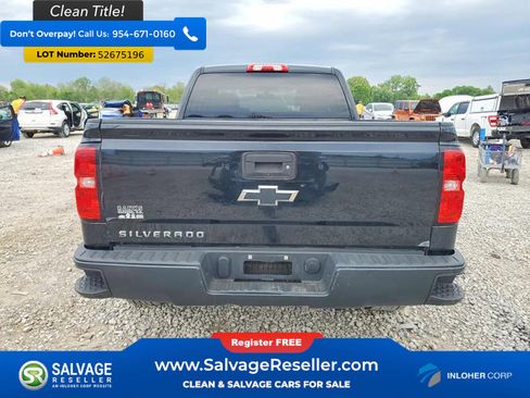 Used 2017 Chevrolet Silverado 1500 W/T w/ Black Out Edition AWD/4WD image 8