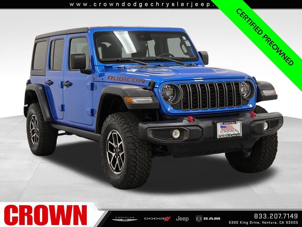 Certified 2025 Jeep Wrangler Unlimited Rubicon AWD/4WD 360° Tour