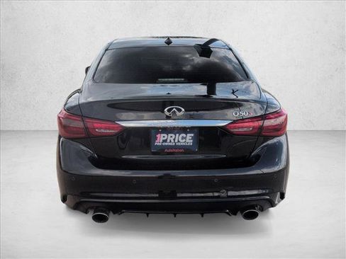 Used 2019 INFINITI Q50 Red Sport 400 w/ Sensory Package RWD image 7