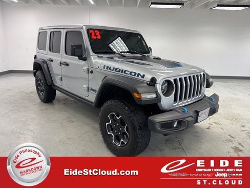 Used 2023 Jeep Wrangler Unlimited Rubicon 4xe w/ Cold Weather Group AWD/4WD image 1