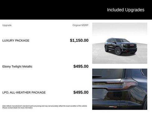 New 2026 GMC Acadia AT4 w/ Luxury Package AWD/4WD image 5